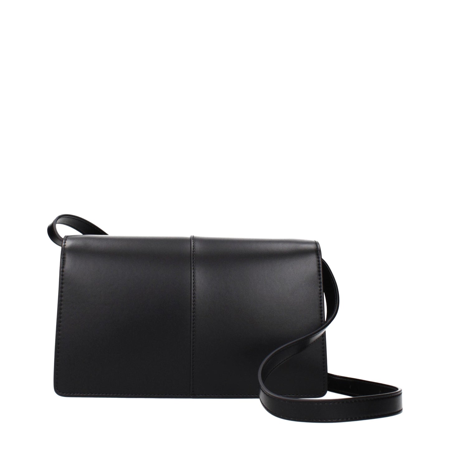 Exclusive Karl Lagerfeld Logo Crossbody Bag – Black — Back View