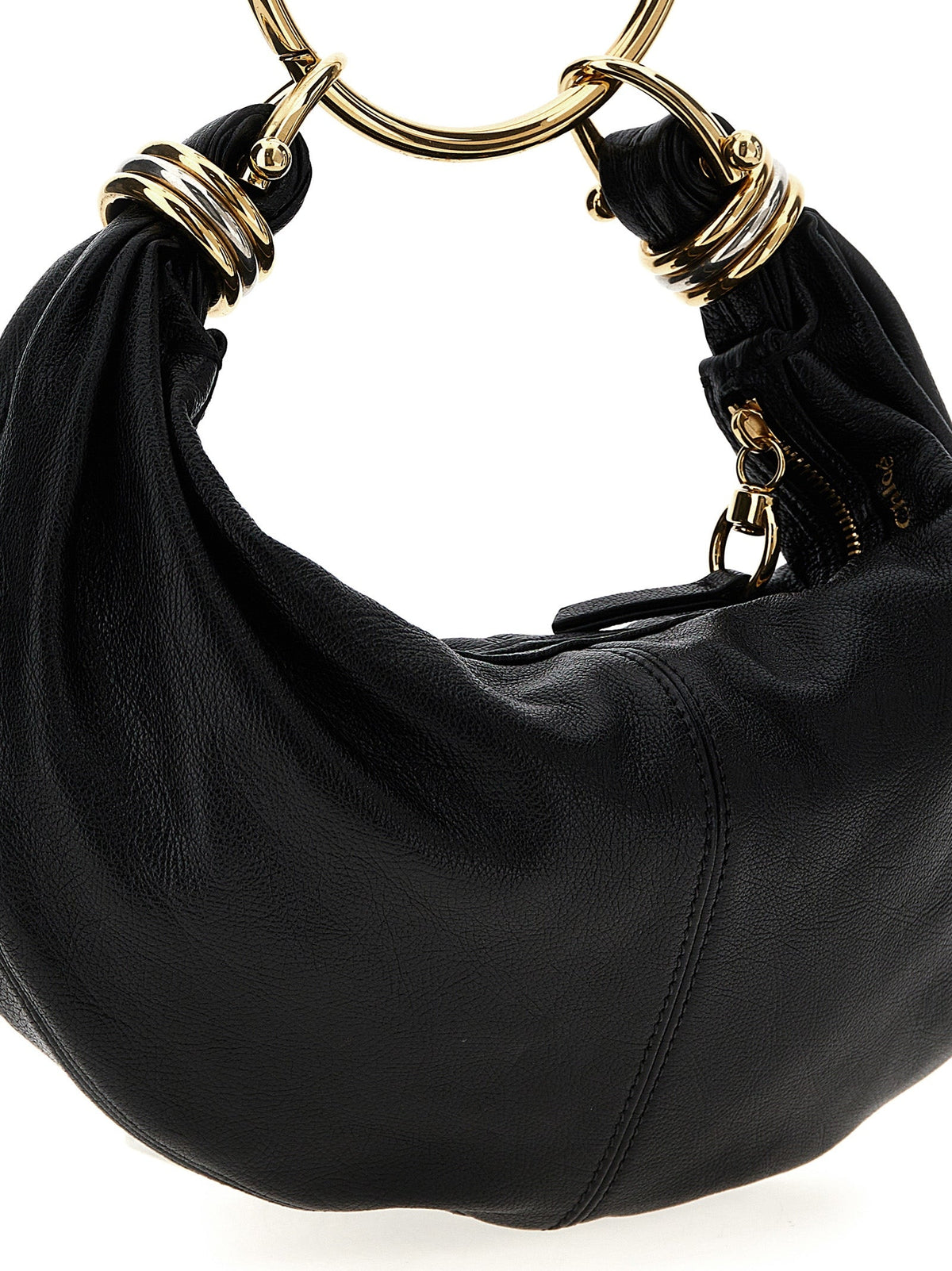 Exclusive Chloé Calfskin Handbag – Black — Back View