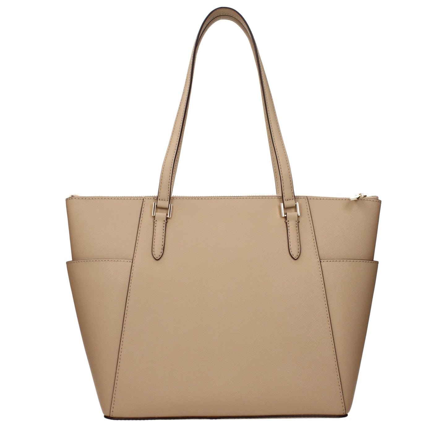 Exclusive Michael Kors Leather Shoulder Bag – Camel — Back View