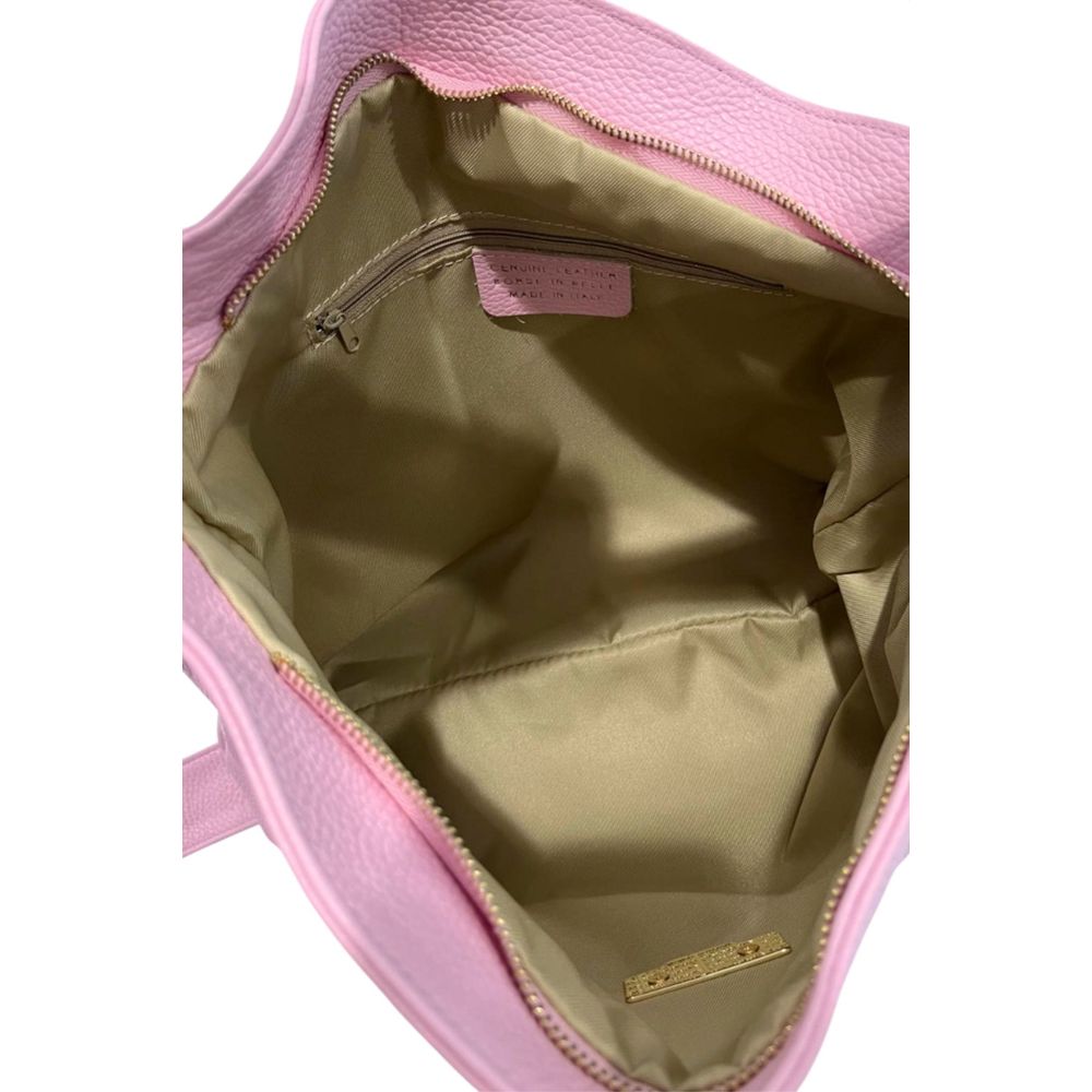Exclusive Baldinini Trend Cowhide Leather Handbag – Multicolor — Lifestyle View
