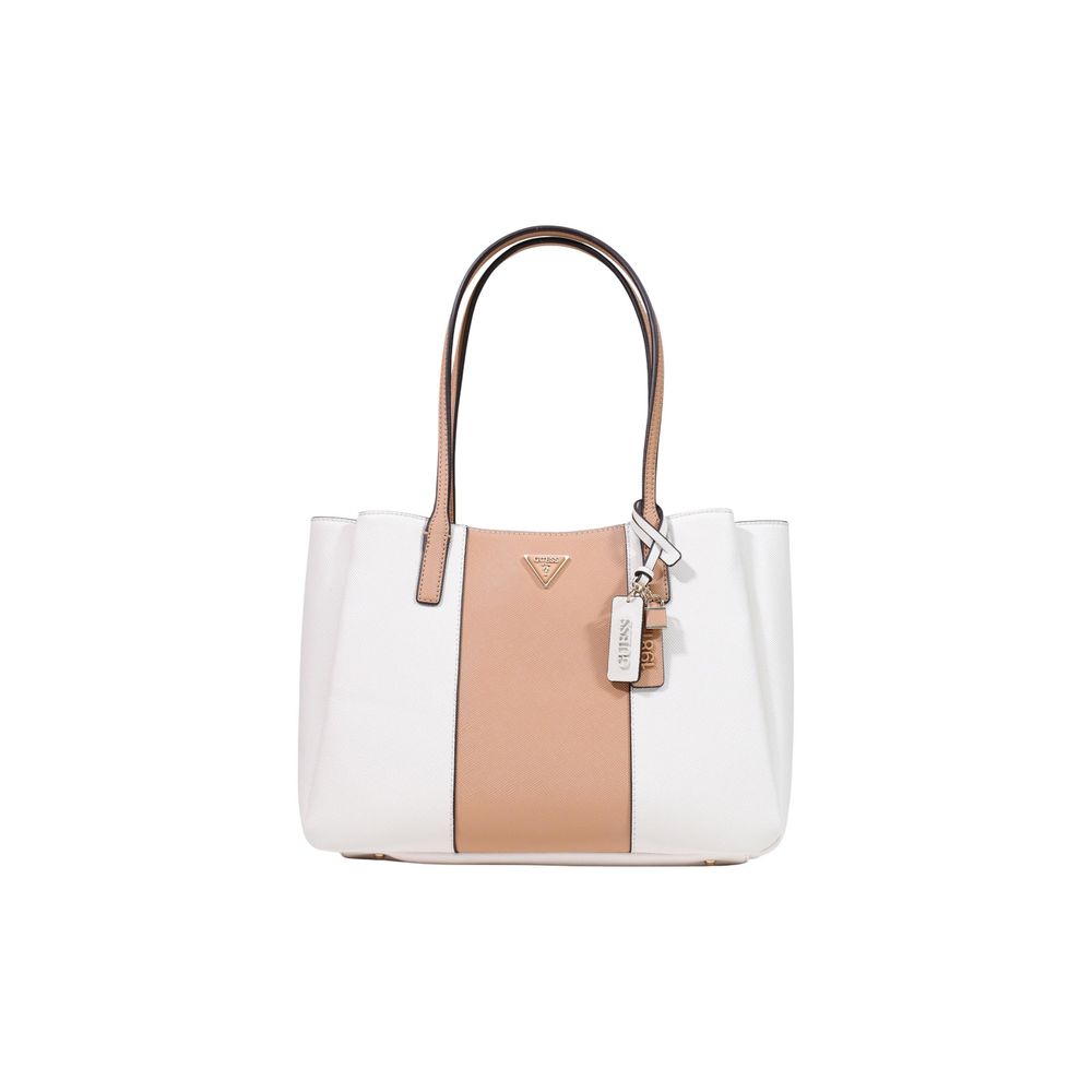 Exclusive Guess Handbag – Beige — Front View