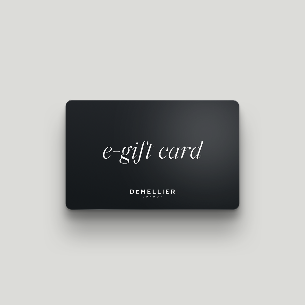 Exclusive DeMellier Gift Card — £50.00 — Front View