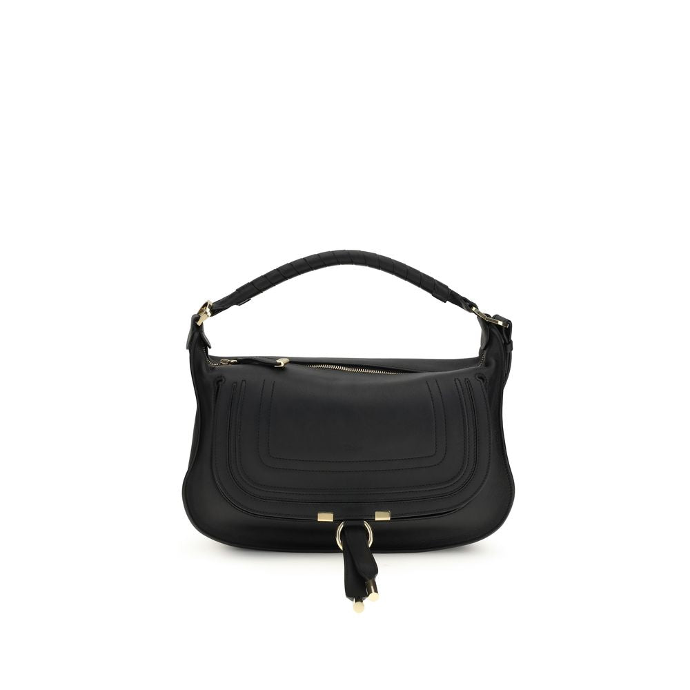 Exclusive Chloé Calfskin Shoulder Bag – Black — Front View