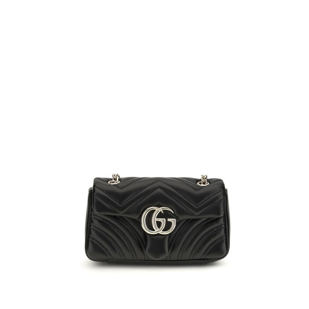 Exclusive Gucci Calfskin Handbag – Black — Front View