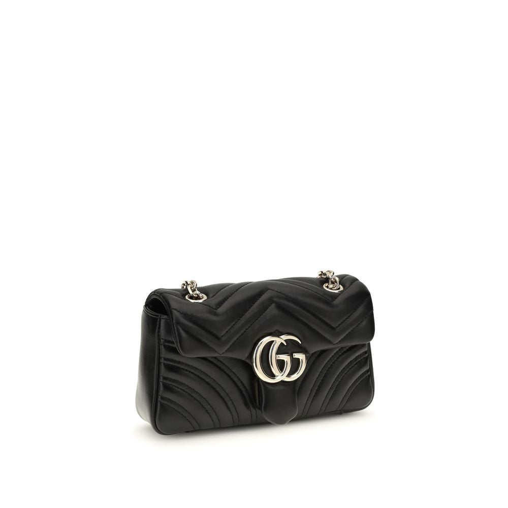 Exclusive Gucci Calfskin Handbag – Black — Side View