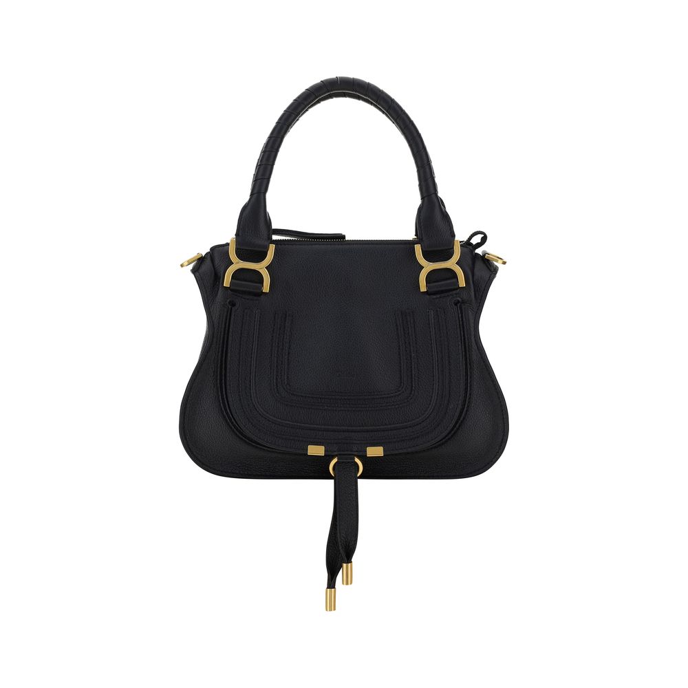 Exclusive Chloé Calfskin Handbag – Black — Front View