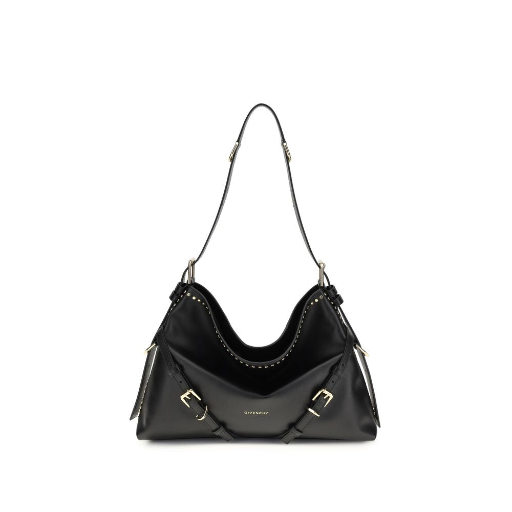 Exclusive Givenchy Calfskin Shoulder Bag – Black — Front View