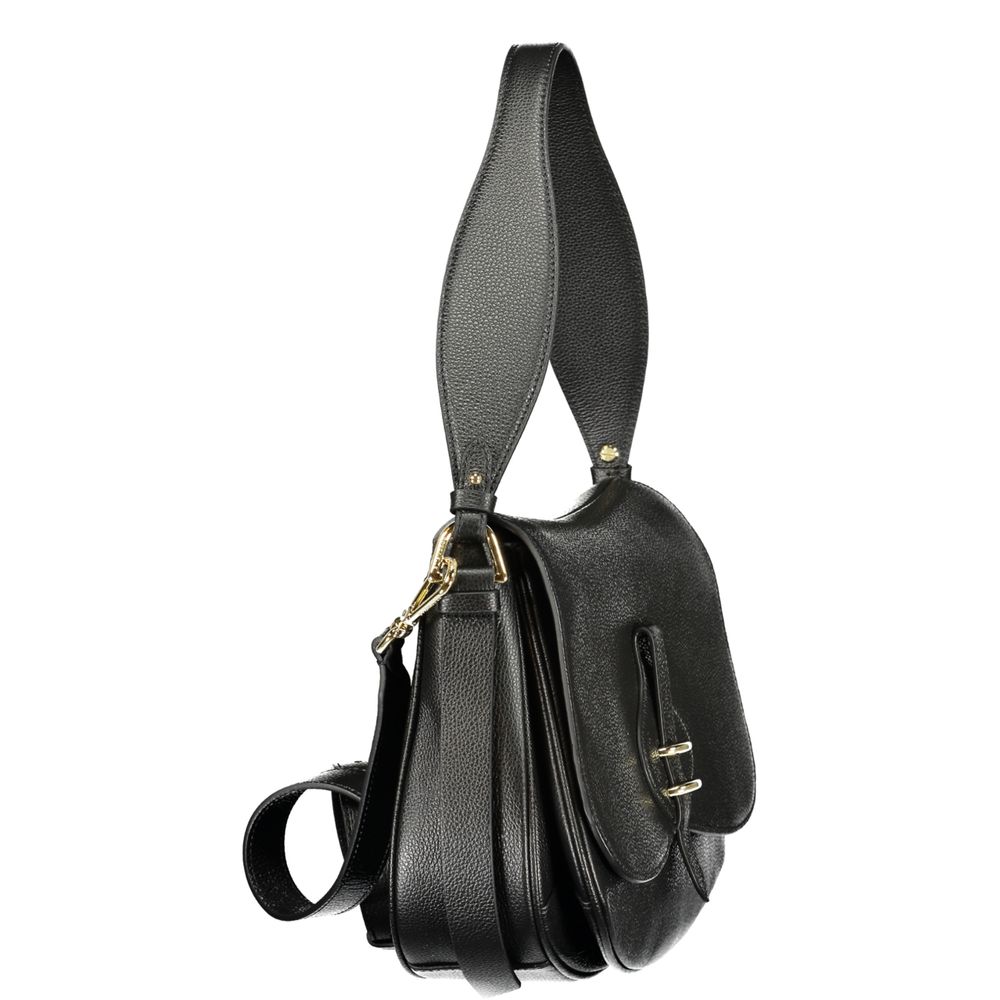 Exclusive Coccinelle Mavery Leather Bag – Black — Back View