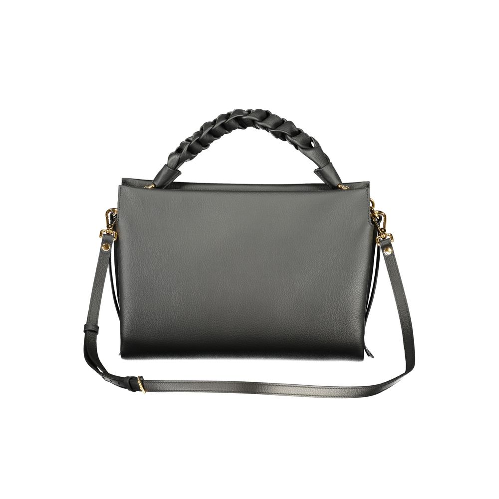 Exclusive Coccinelle Boheme Leather Bag – Black — Side View