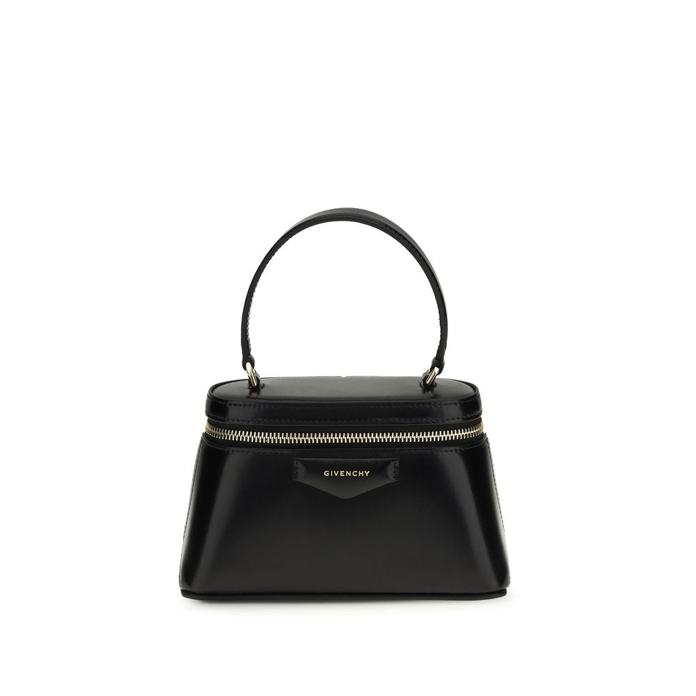 Exclusive Givenchy Calfskin Handbag – Black — Front View
