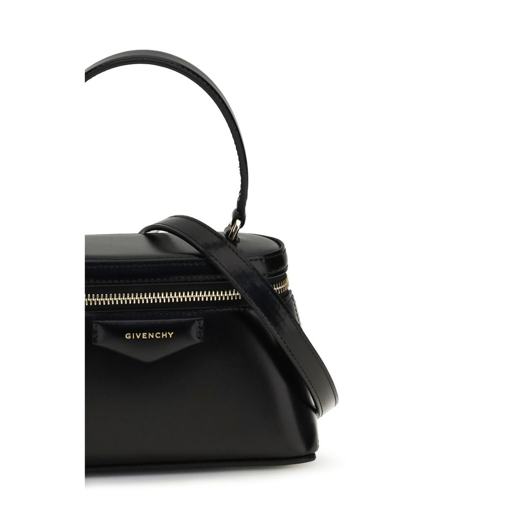 Exclusive Givenchy Calfskin Handbag – Black — Top View