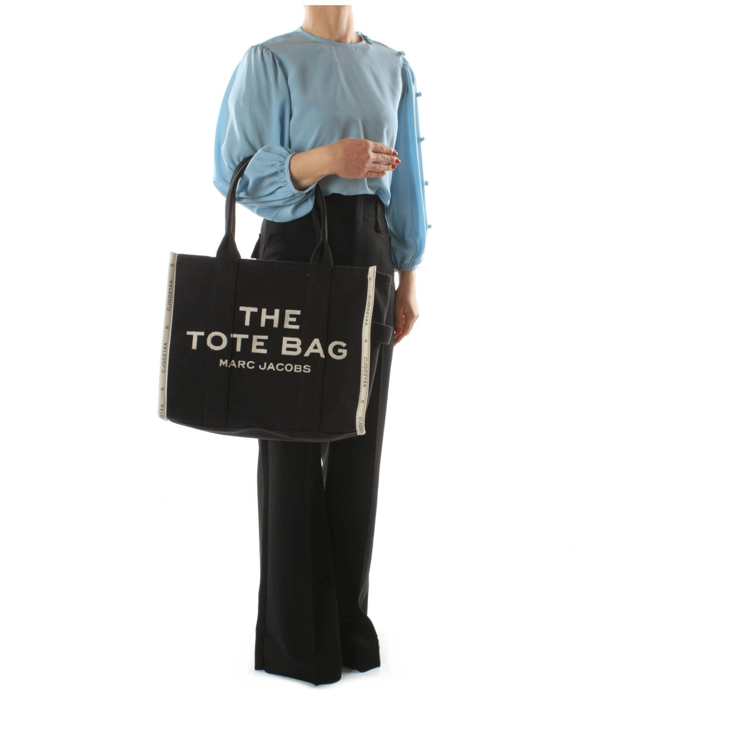 Exclusive Marc Jacobs Fabric Shoulder Bag – Black — Top View