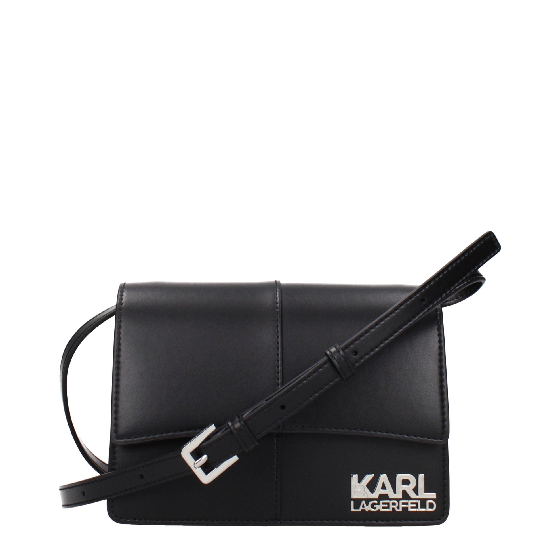 Exclusive Karl Lagerfeld Crossbody Bag – Black — Front View