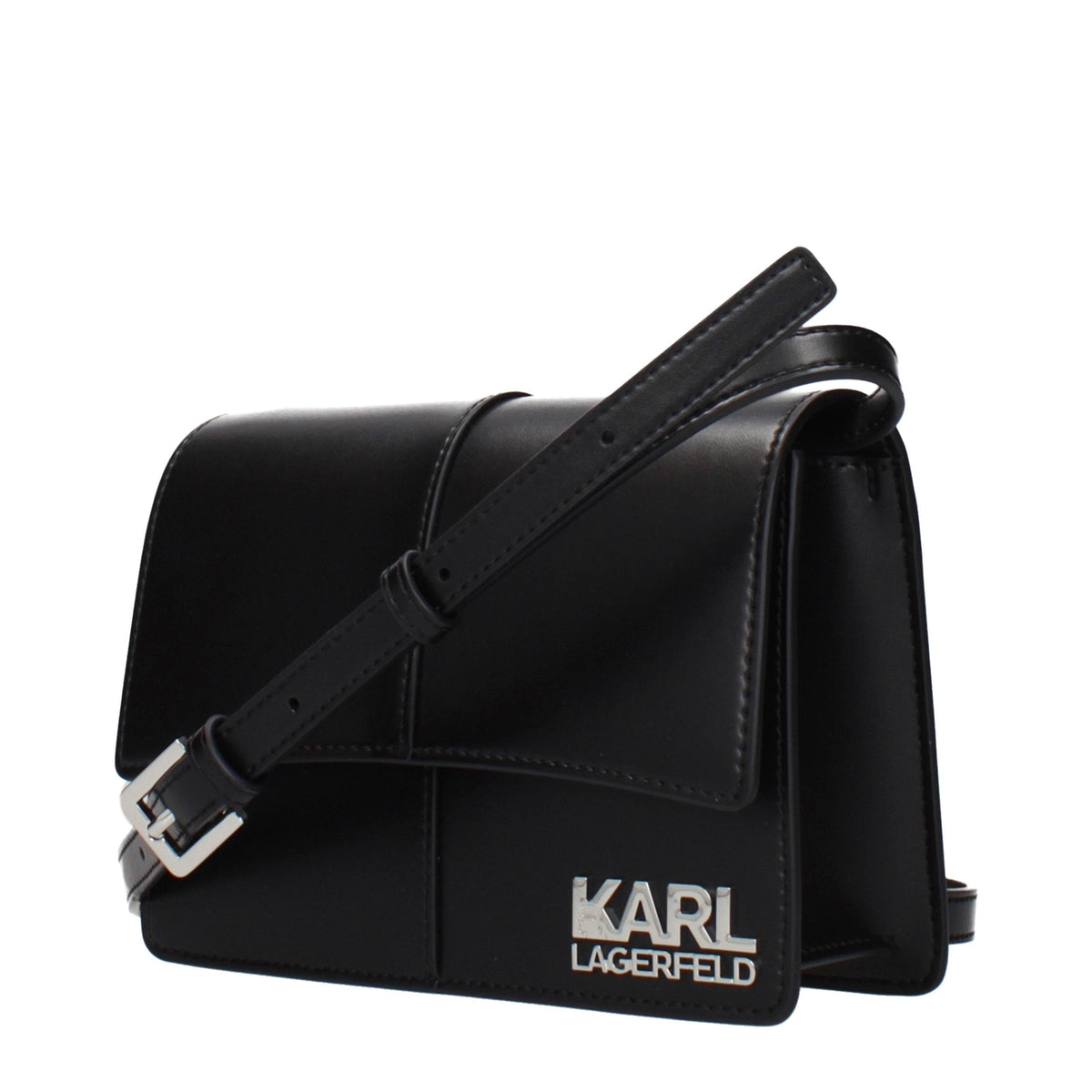 Exclusive Karl Lagerfeld Crossbody Bag – Black — Side View