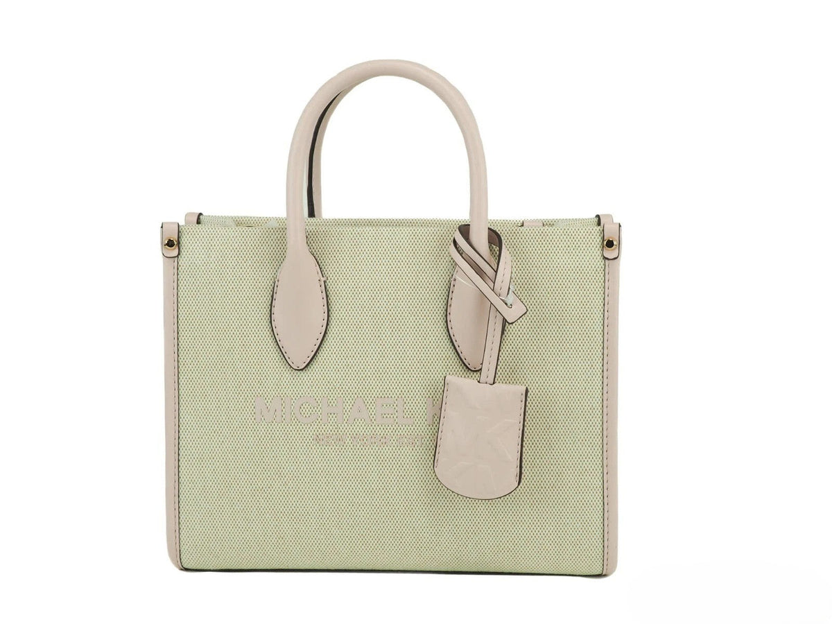 Exclusive Michael Kors Mirella Small Canvas Handbag — Front View