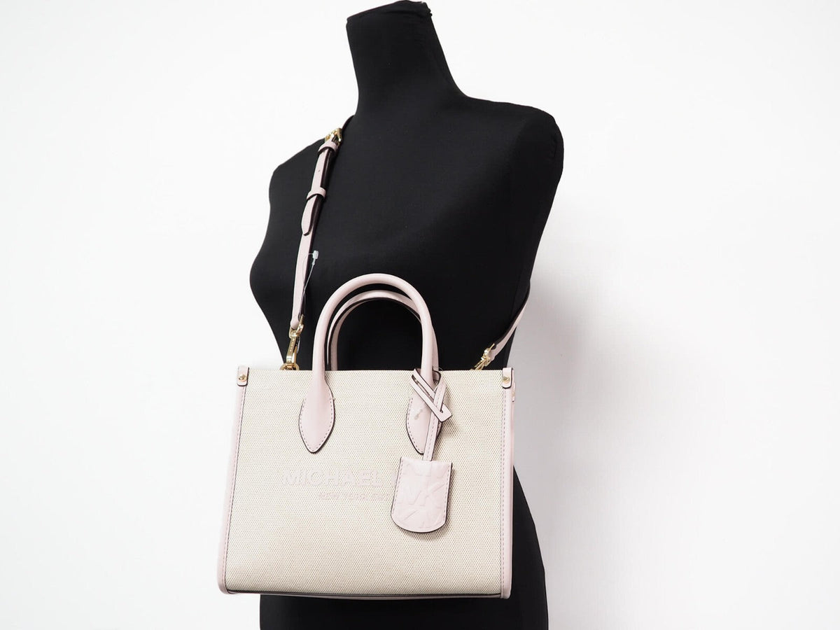 Exclusive Michael Kors Mirella Small Canvas Handbag — Top View