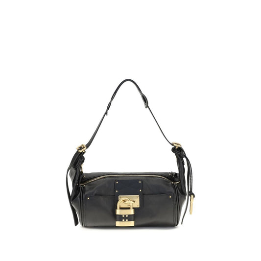 Exclusive Chloé Calfskin Shoulder Bag – Black — Front View