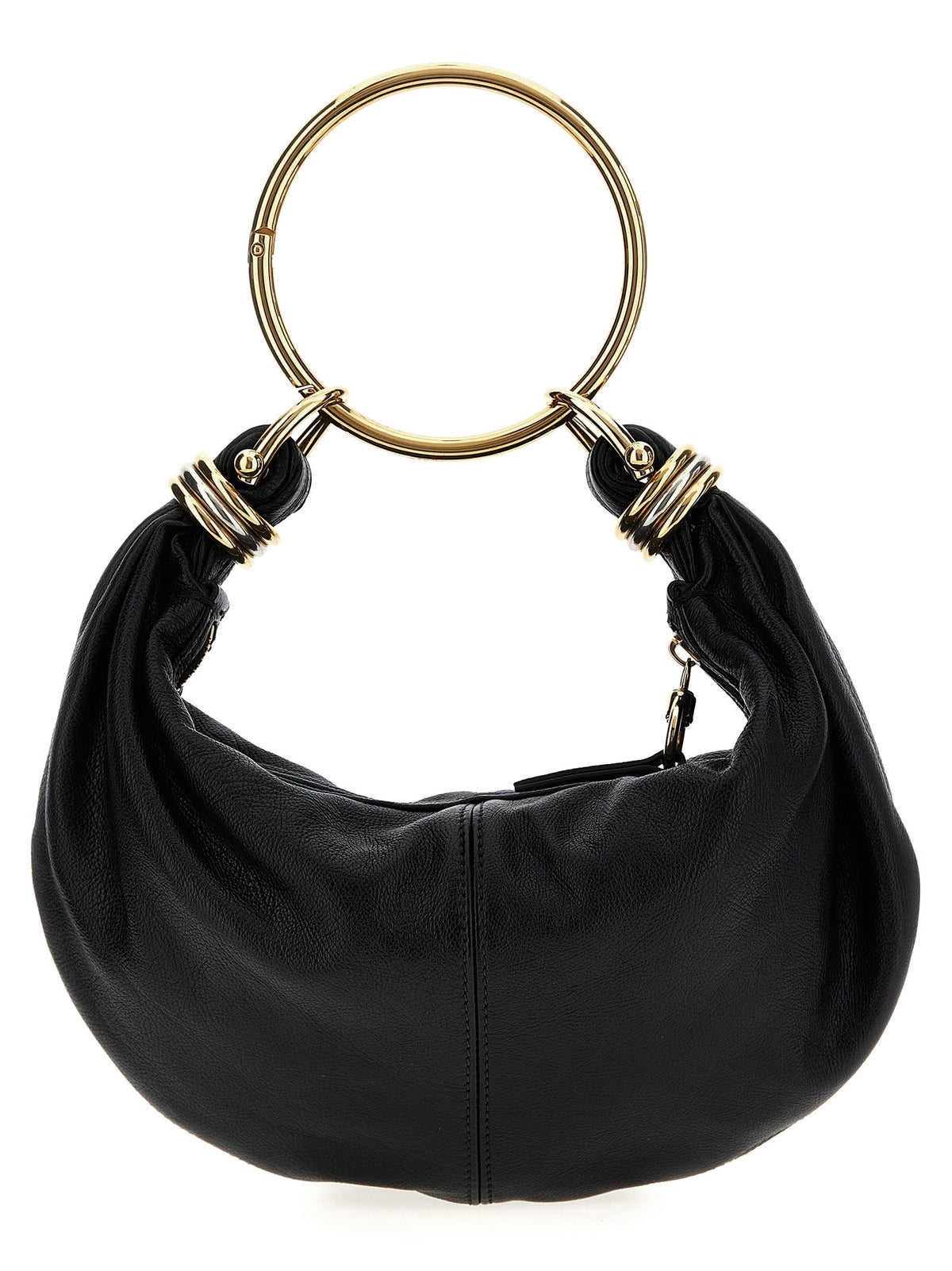 Exclusive Chloé Calfskin Handbag – Black — Front View
