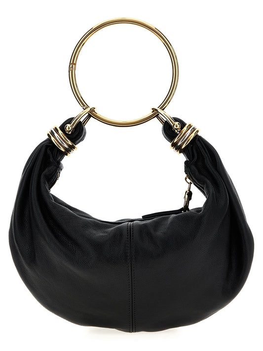 Exclusive Chloé Calfskin Handbag – Black — Front View