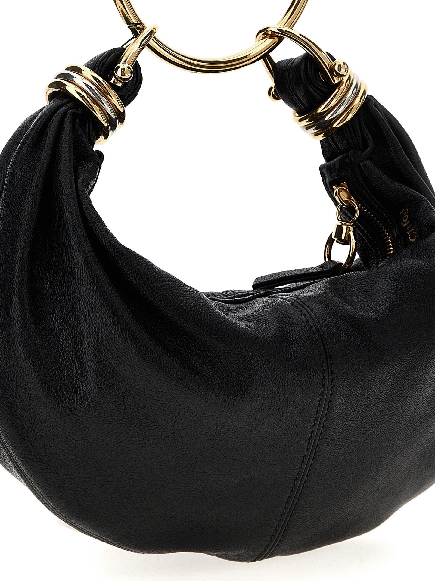 Exclusive Chloé Calfskin Handbag – Black — Back View