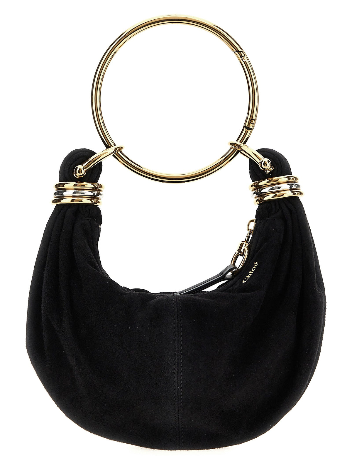 Exclusive Chloé Goatskin Handbag – Black — Front View