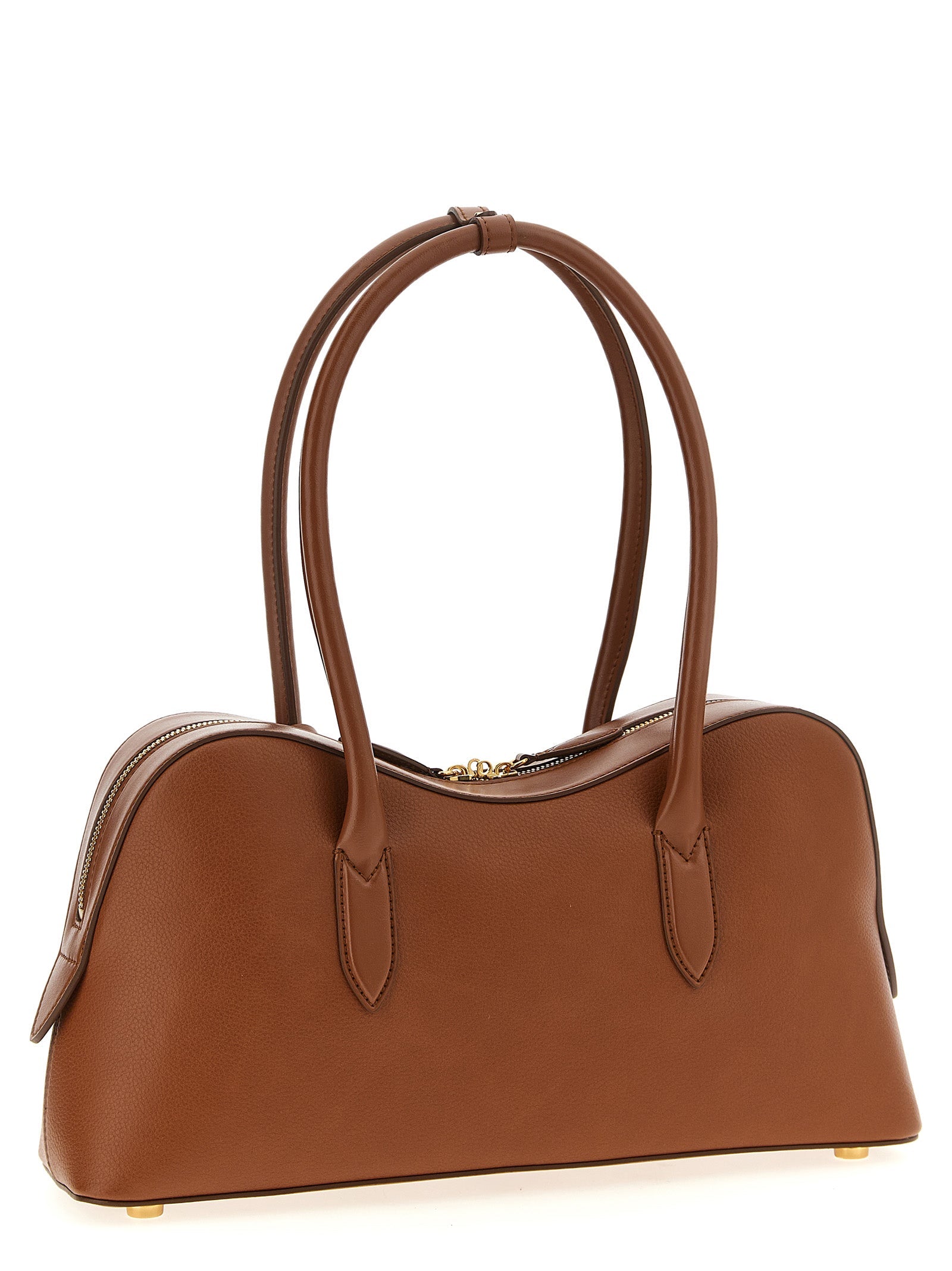 Exclusive Stella McCartney Polyamide Shoulder Bag – Brown — Side View