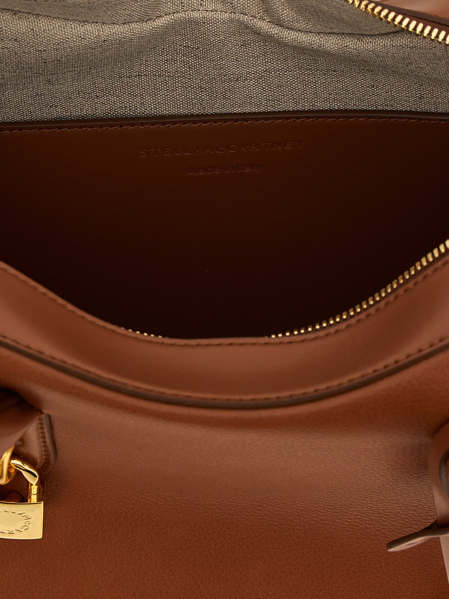 Exclusive Stella McCartney Polyamide Shoulder Bag – Brown — Top View