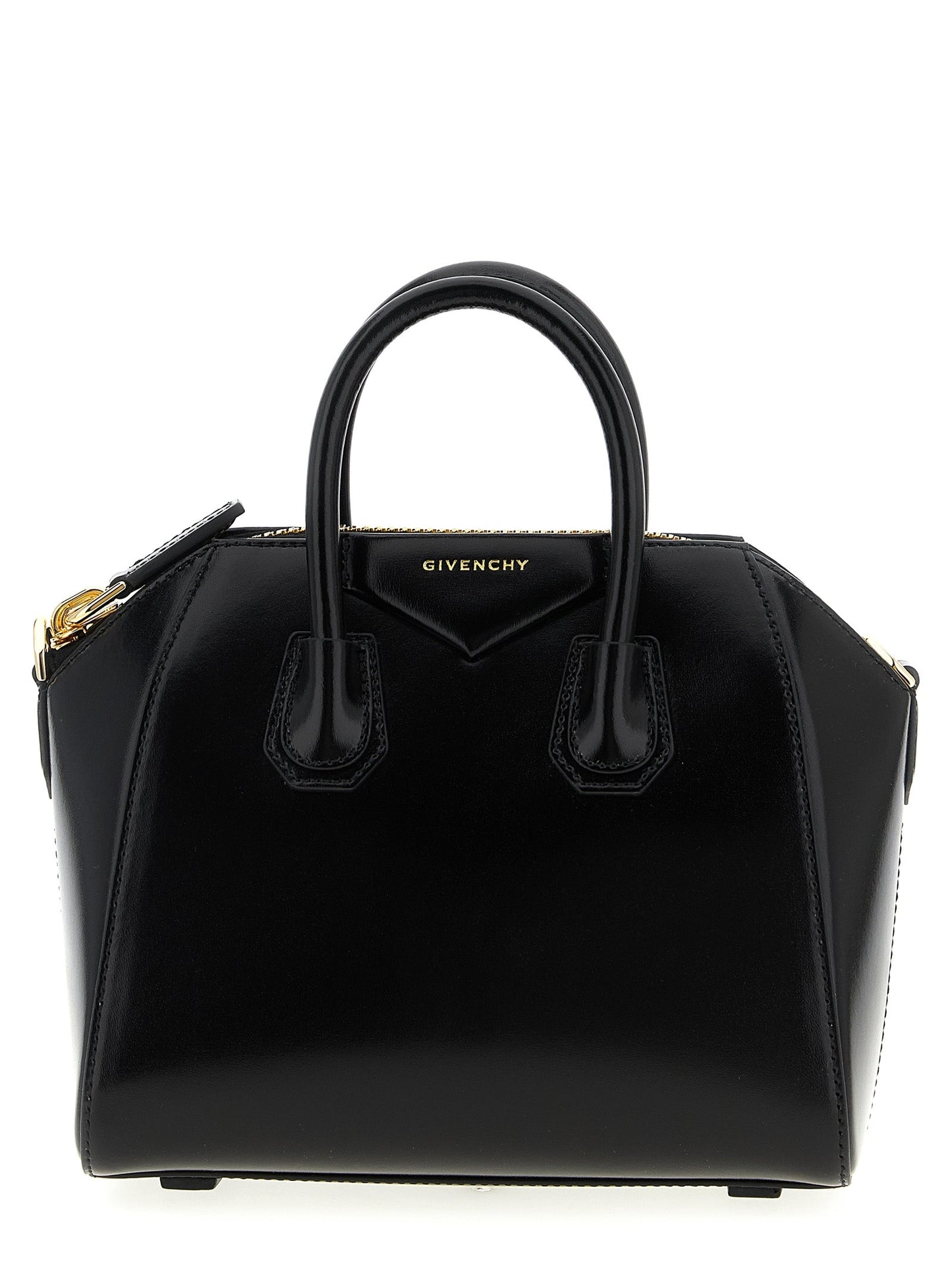 Exclusive Givenchy Calfskin Handbag – Black — Front View