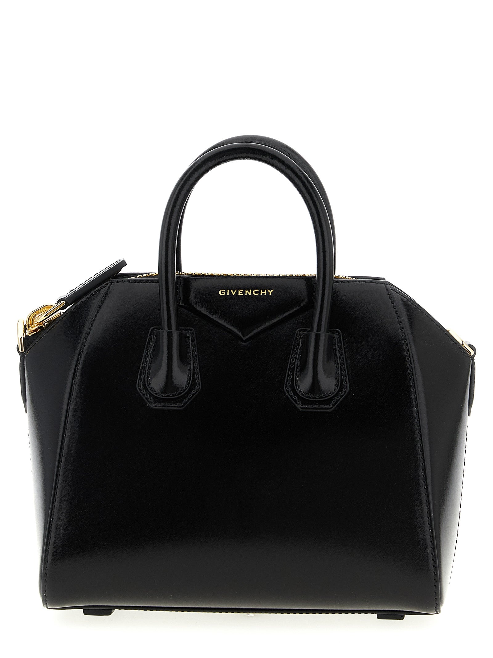 Exclusive Givenchy Calfskin Handbag – Black — Front View