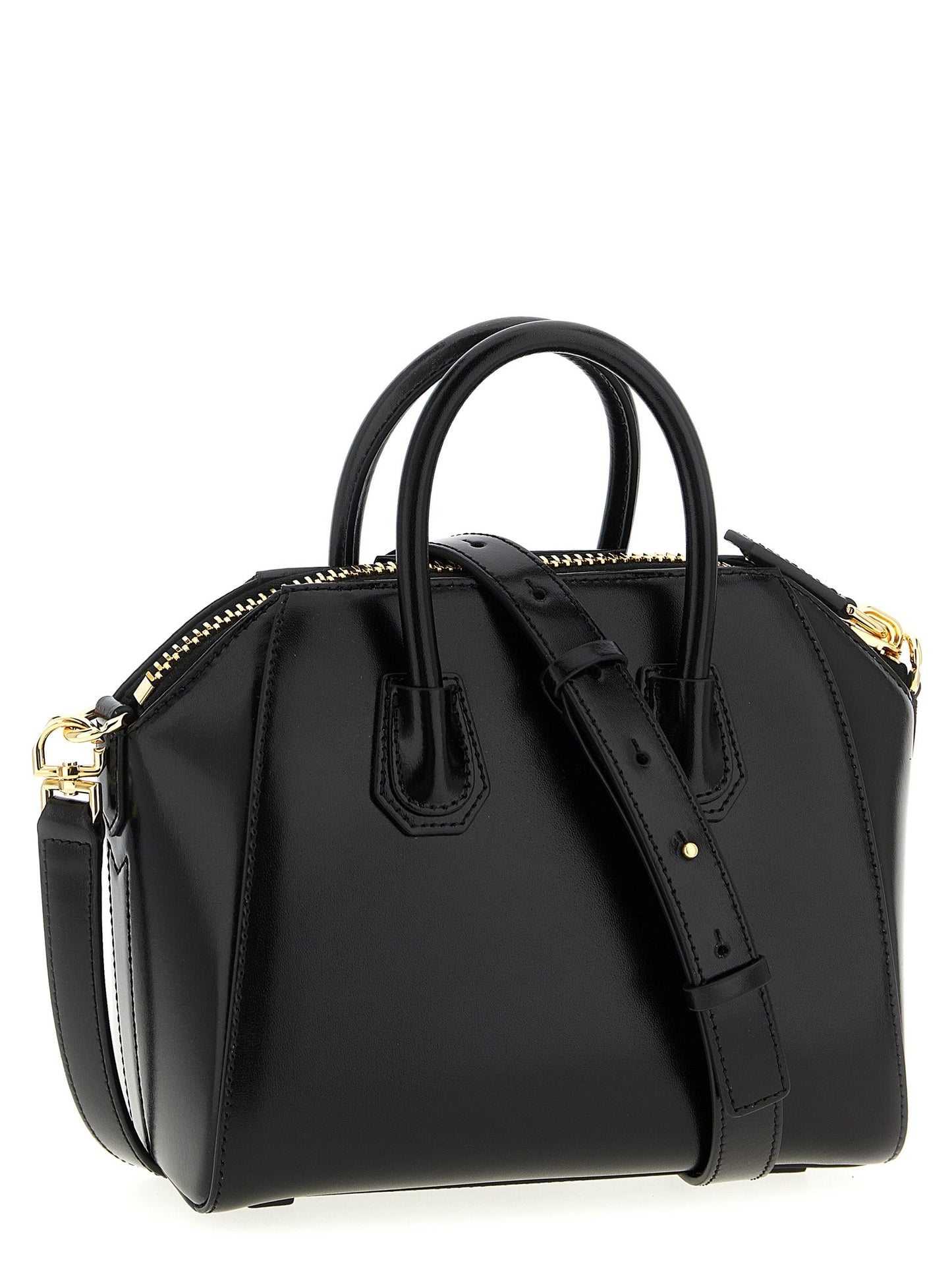 Exclusive Givenchy Calfskin Handbag – Black — Side View