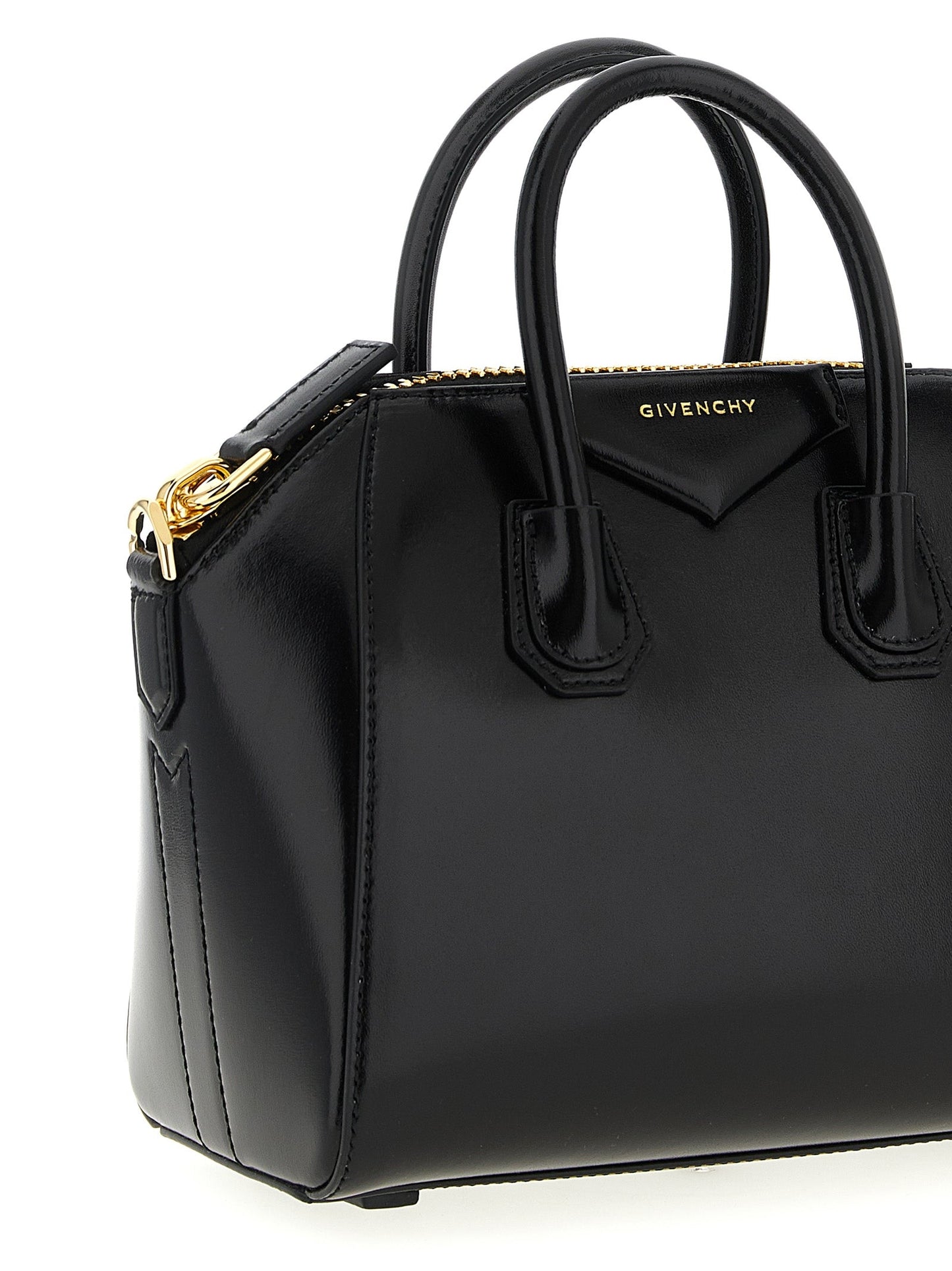 Exclusive Givenchy Calfskin Handbag – Black — Back View