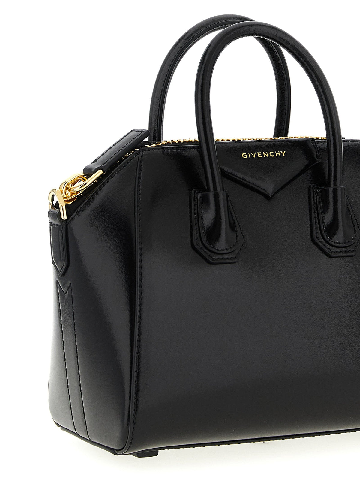 Exclusive Givenchy Calfskin Handbag – Black — Back View