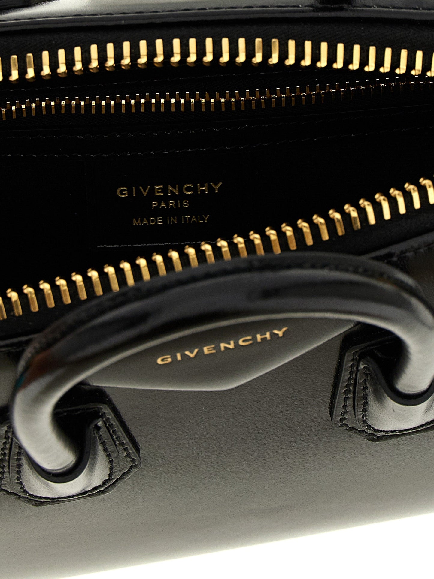 Exclusive Givenchy Calfskin Handbag – Black — Top View