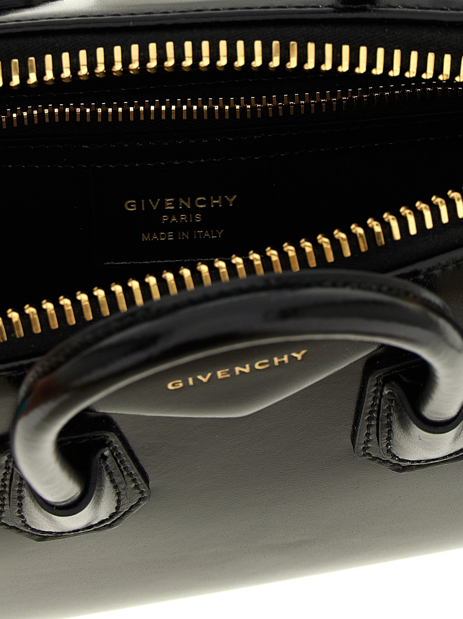 Exclusive Givenchy Calfskin Handbag – Black — Top View
