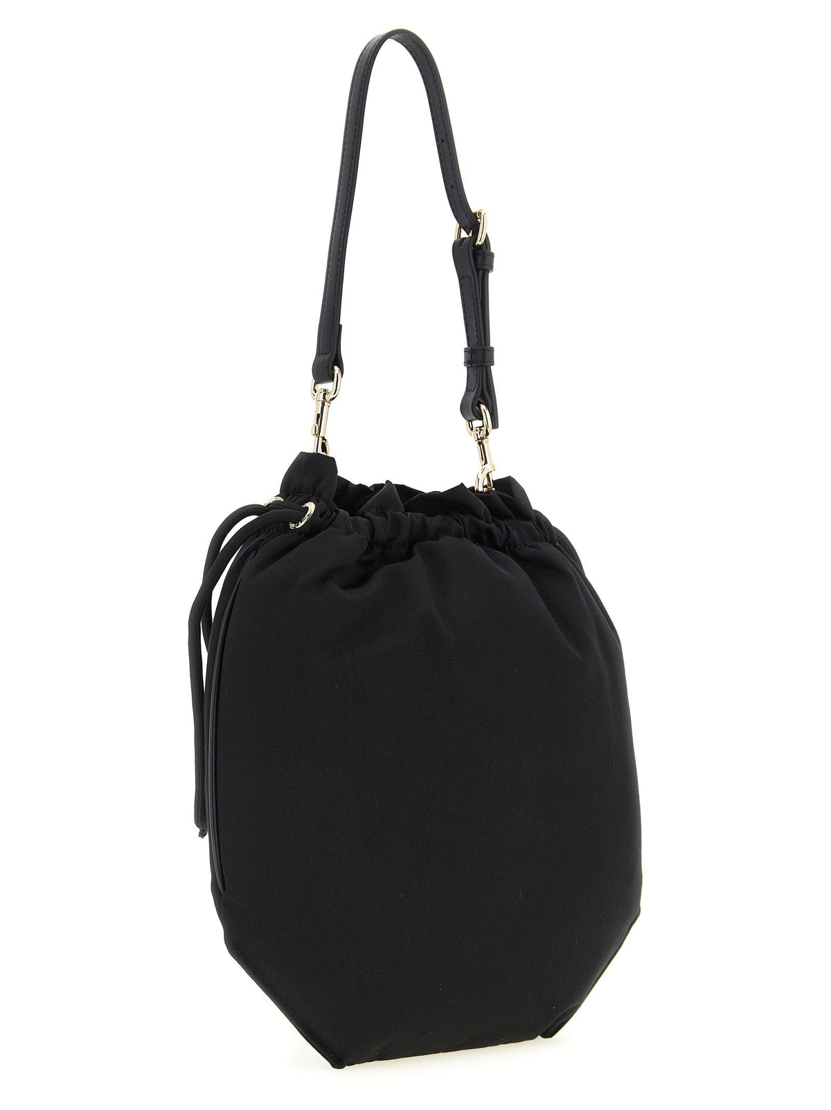 Exclusive Vivienne Westwood Viscose Handbag – Black — Side View