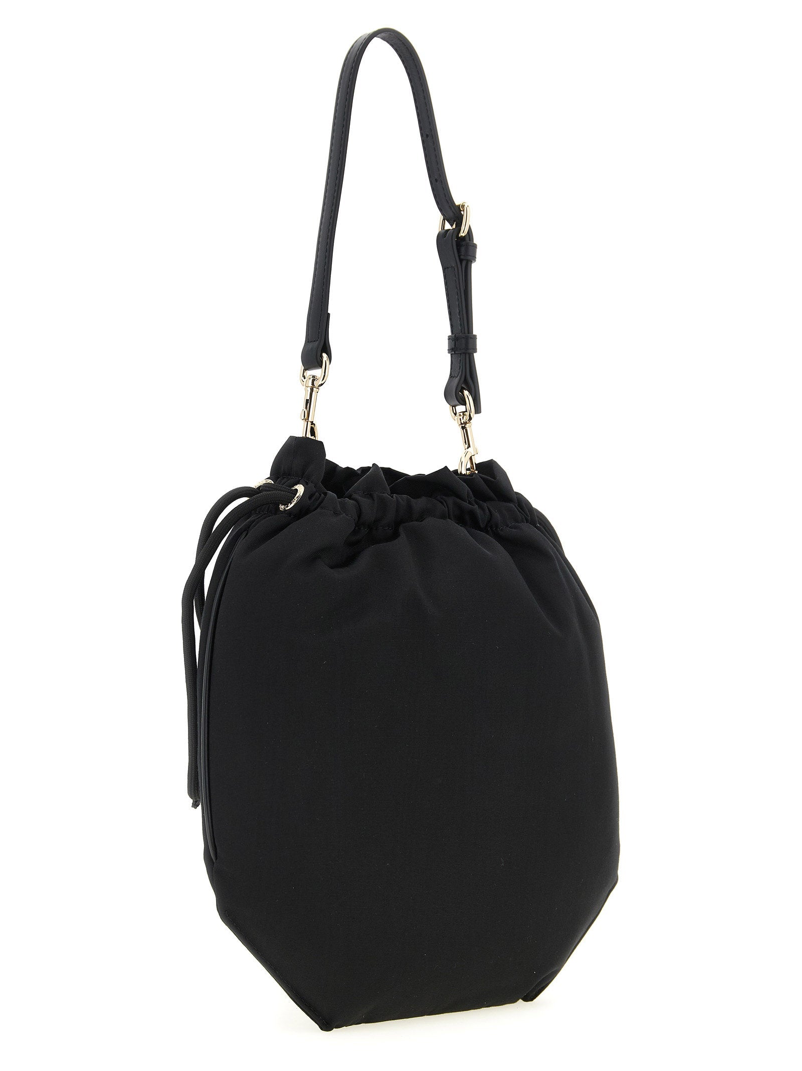 Exclusive Vivienne Westwood Viscose Handbag – Black — Side View