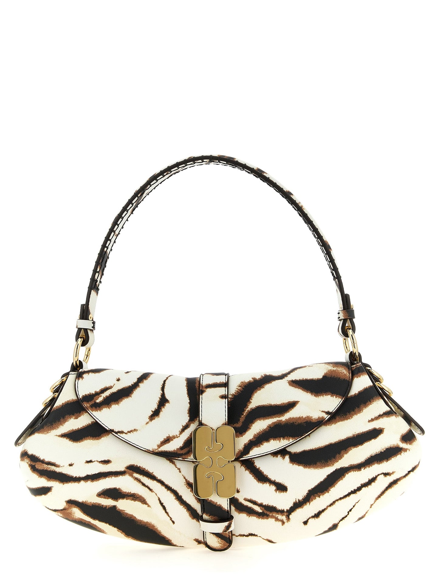 Exclusive Ganni Polyester Shoulder Bag – Multicolor — Front View