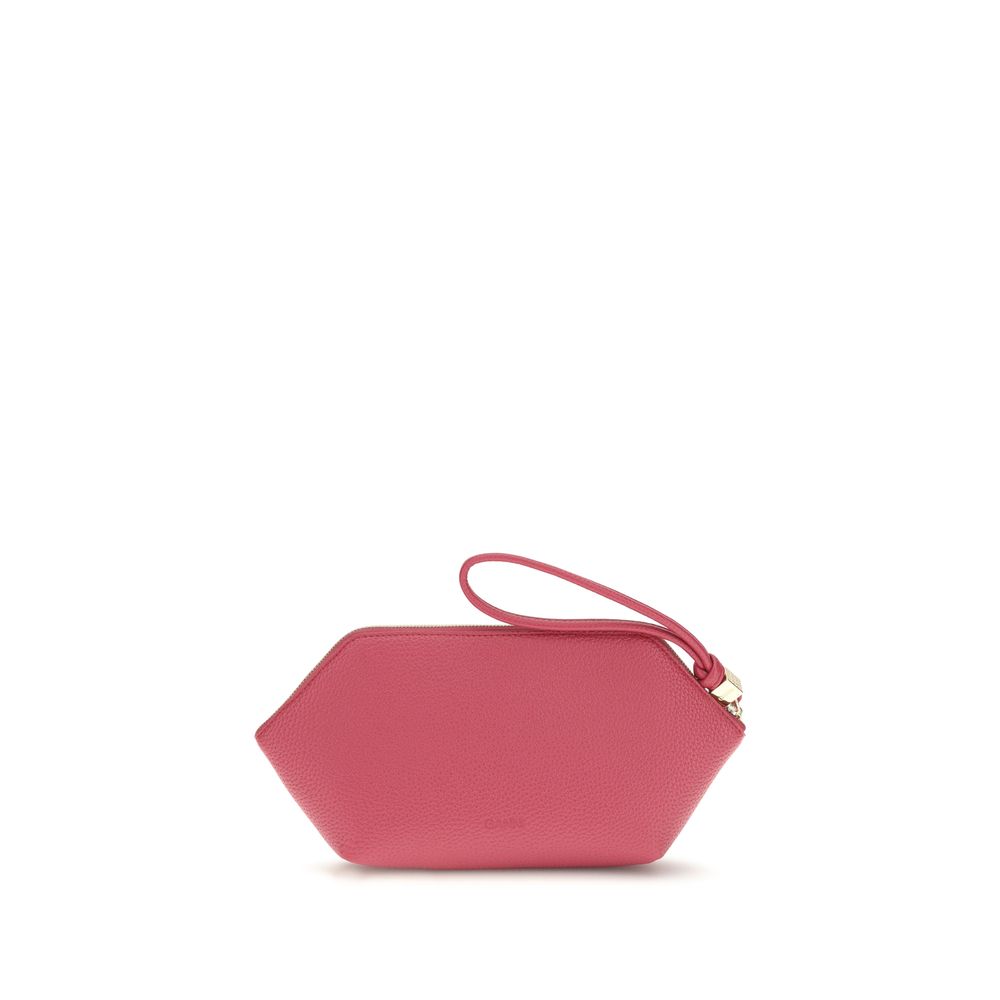 Exclusive Ganni Polyester Clutch Bag – Multicolor — Side View