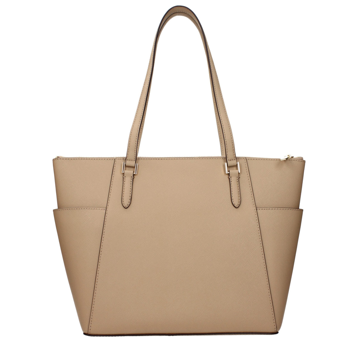 Exclusive Michael Kors Leather Shoulder Bag – Camel — Back View