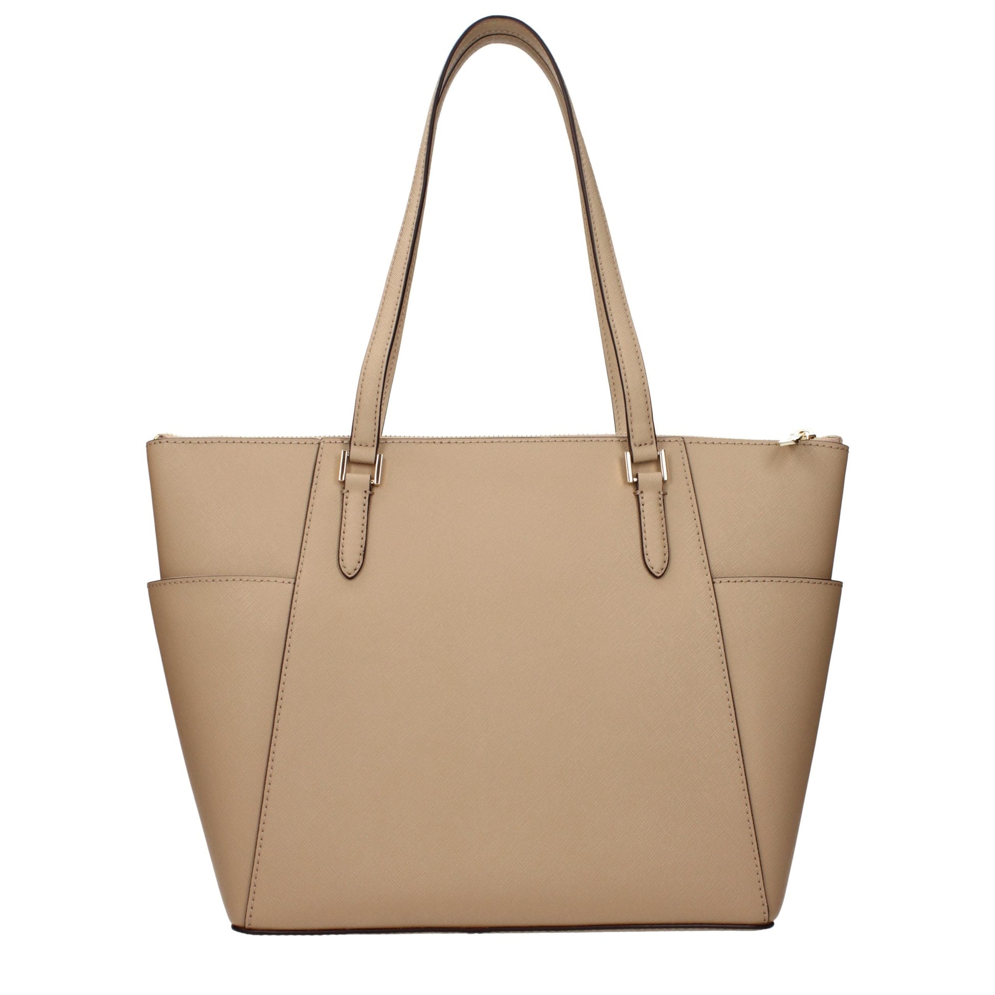 Exclusive Michael Kors Leather Shoulder Bag – Camel — Back View