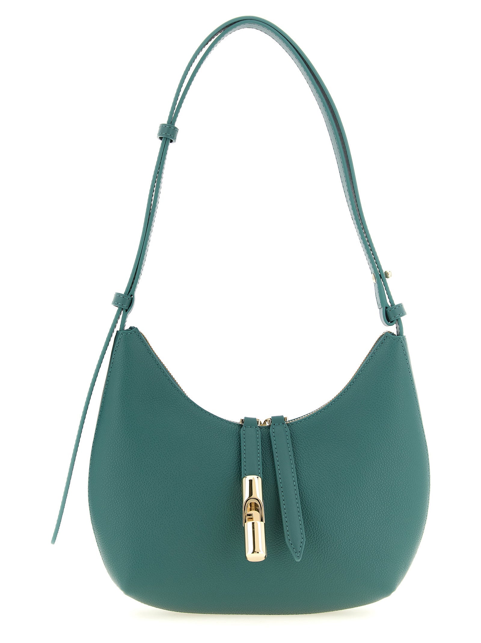 Exclusive Furla Calfskin Shoulder Bag – Bicolor — Front View