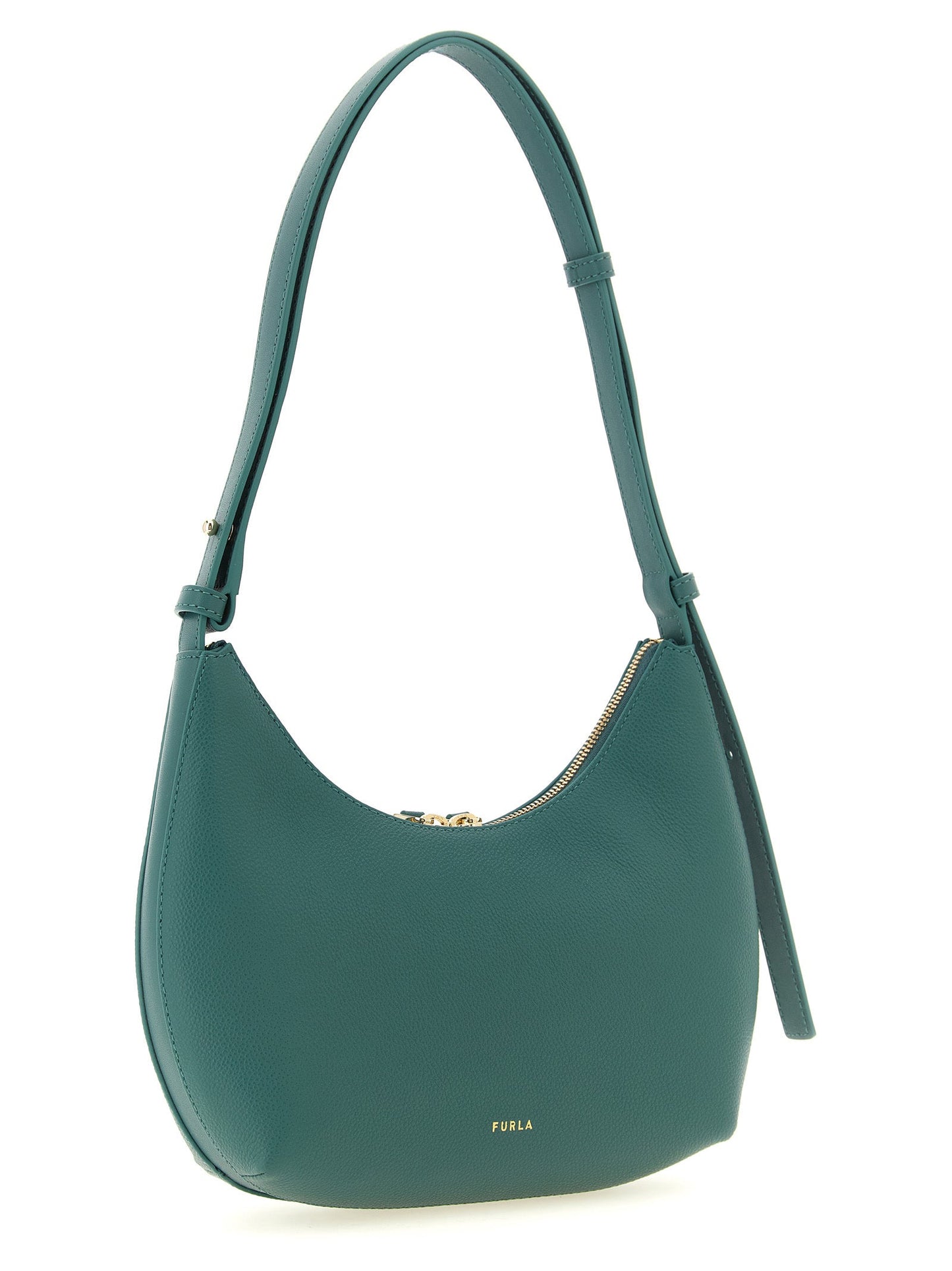 Exclusive Furla Calfskin Shoulder Bag – Bicolor — Side View