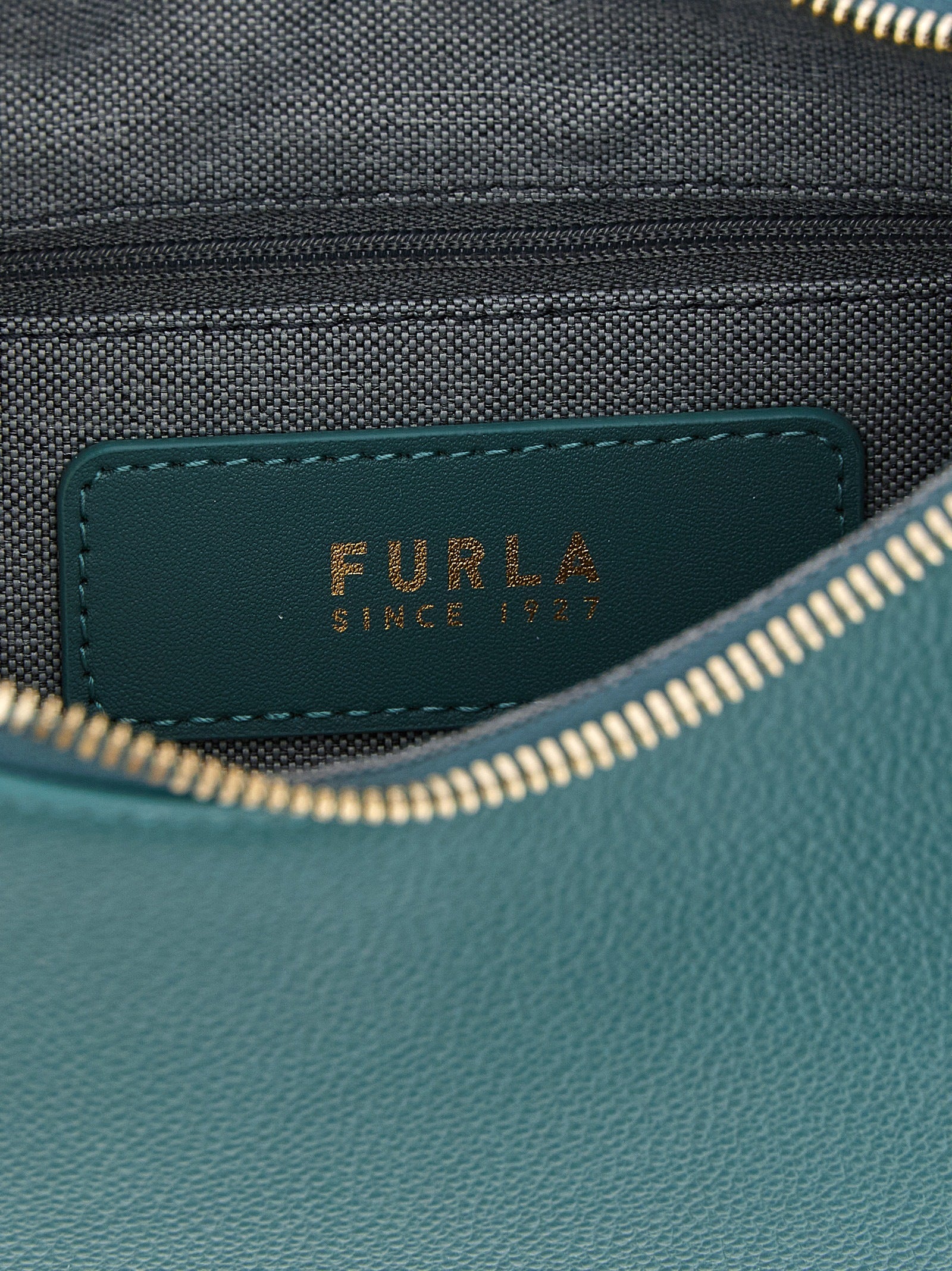 Exclusive Furla Calfskin Shoulder Bag – Bicolor — Top View