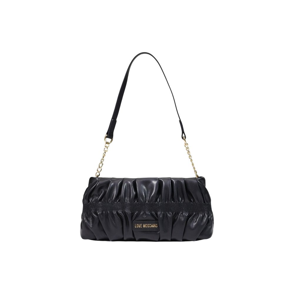 Exclusive Love Moschino Handbag – Black — Front View