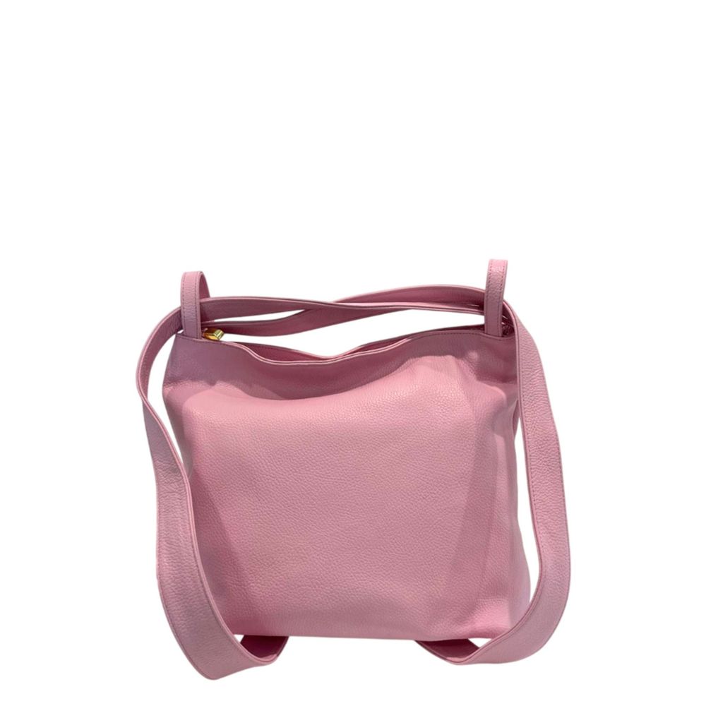 Exclusive Baldinini Trend Cowhide Leather Handbag – Multicolor — Back View