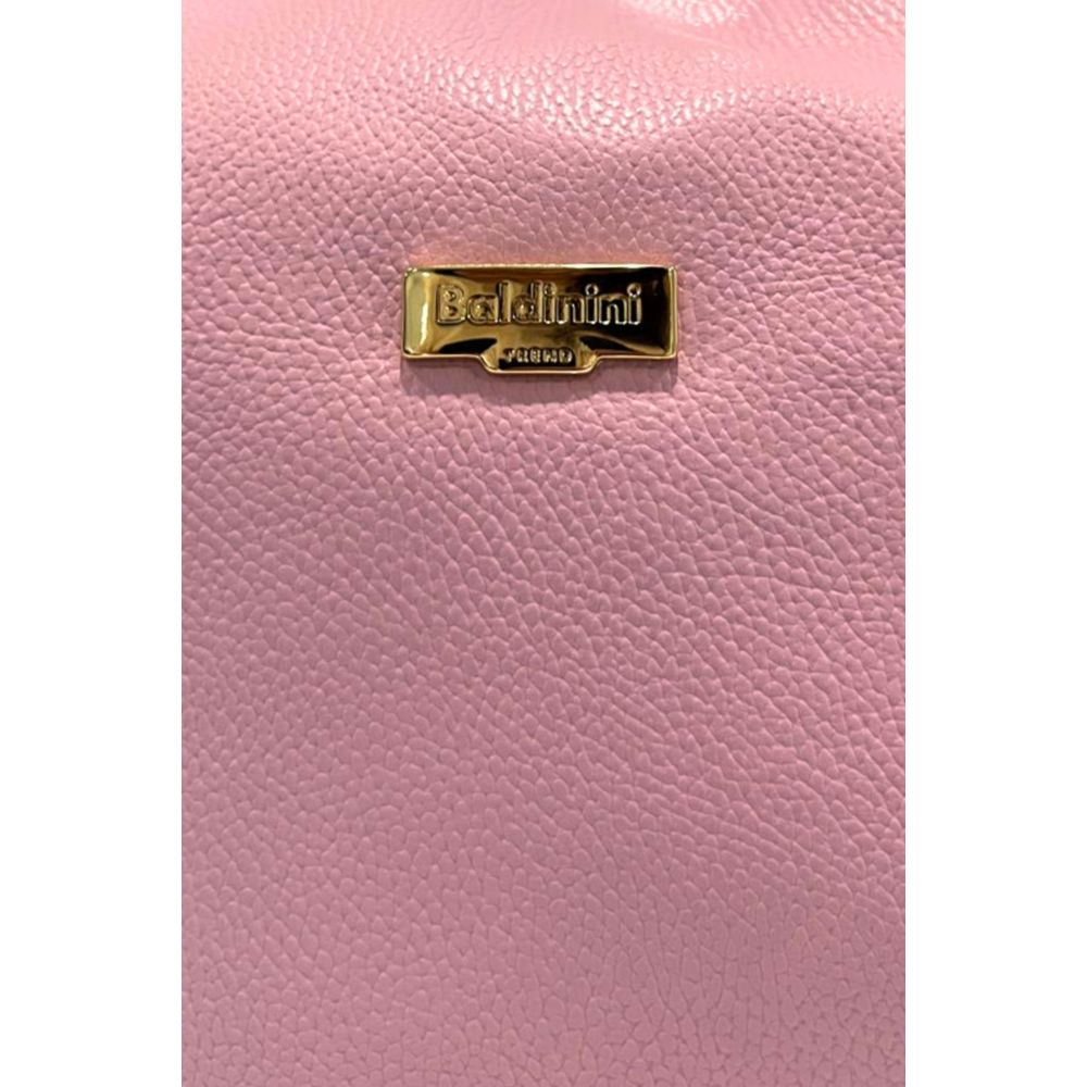 Exclusive Baldinini Trend Cowhide Leather Handbag – Multicolor — Detail View
