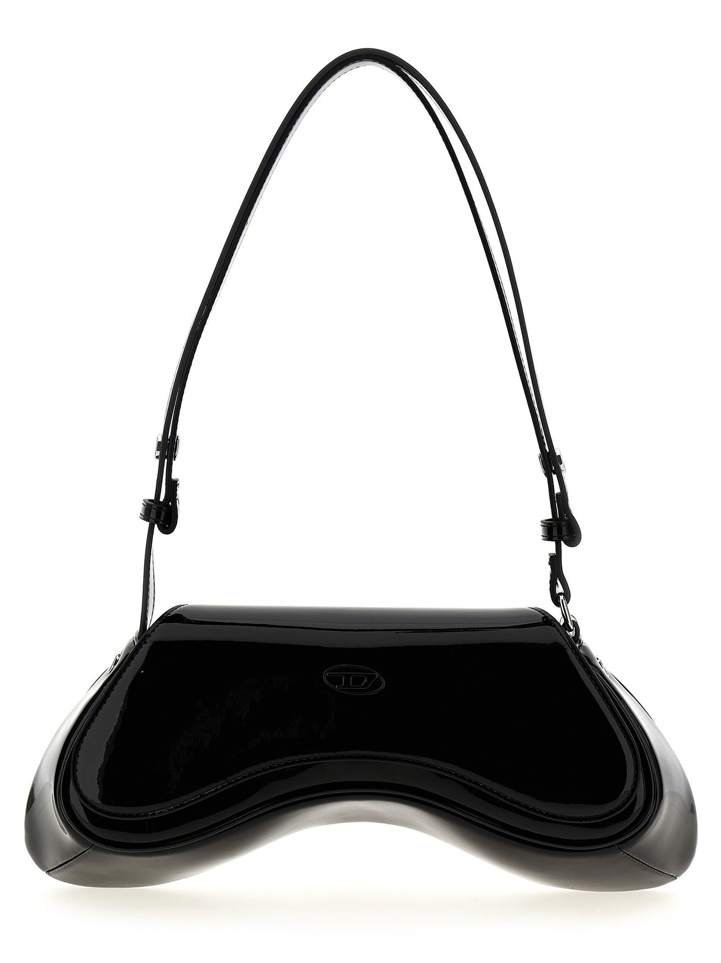Exclusive Diesel Shoulder Bag – Black — Front View