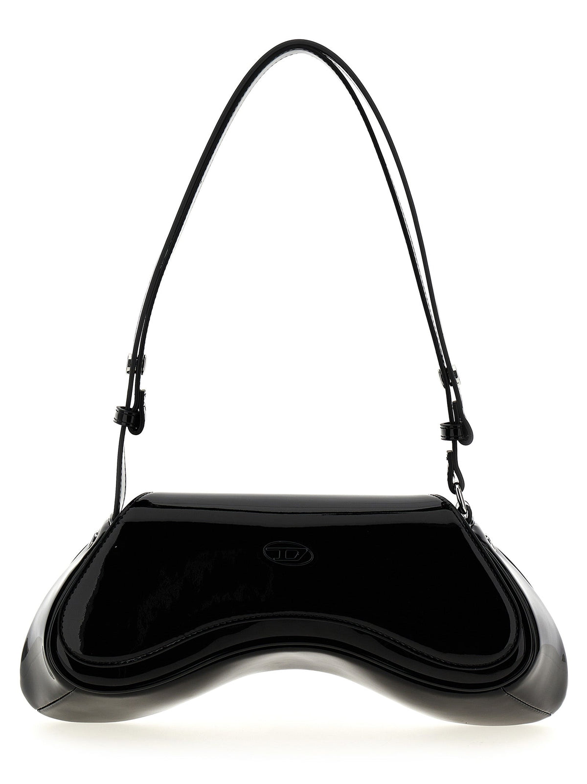 Exclusive Diesel Shoulder Bag – Black — Front View