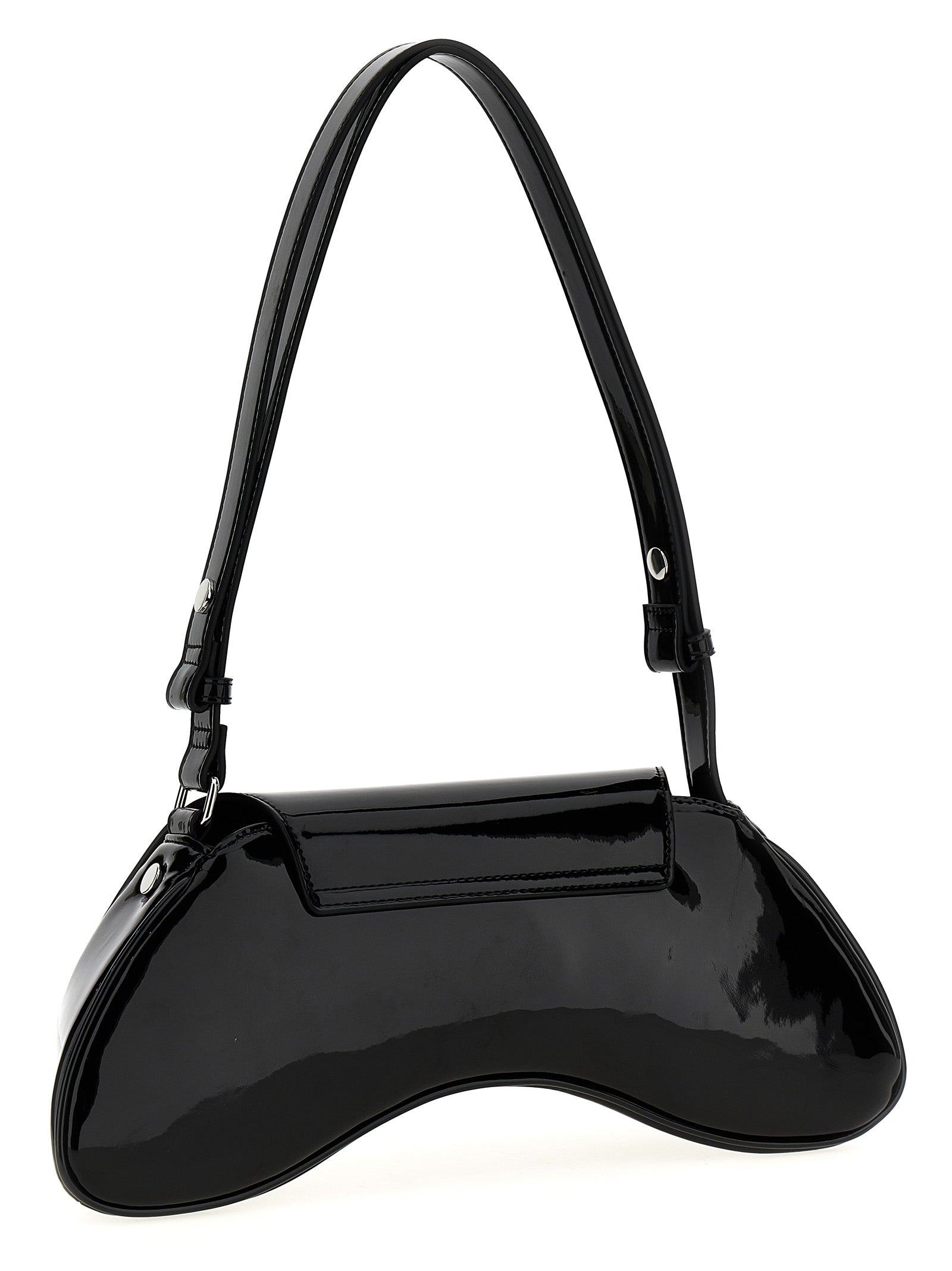 Exclusive Diesel Shoulder Bag – Black — Side View