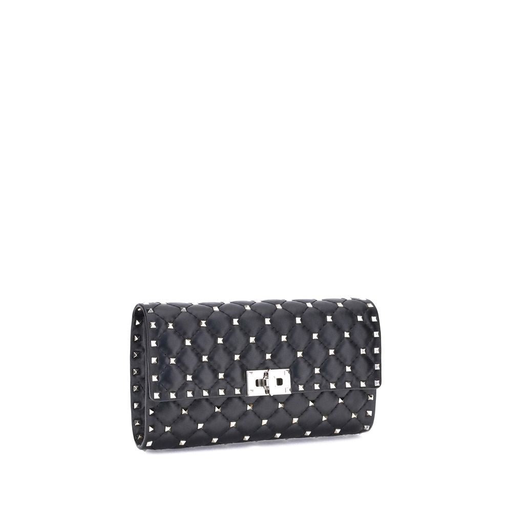 Exclusive Valentino Garavani Calfskin Shoulder Bag – Black — Side View